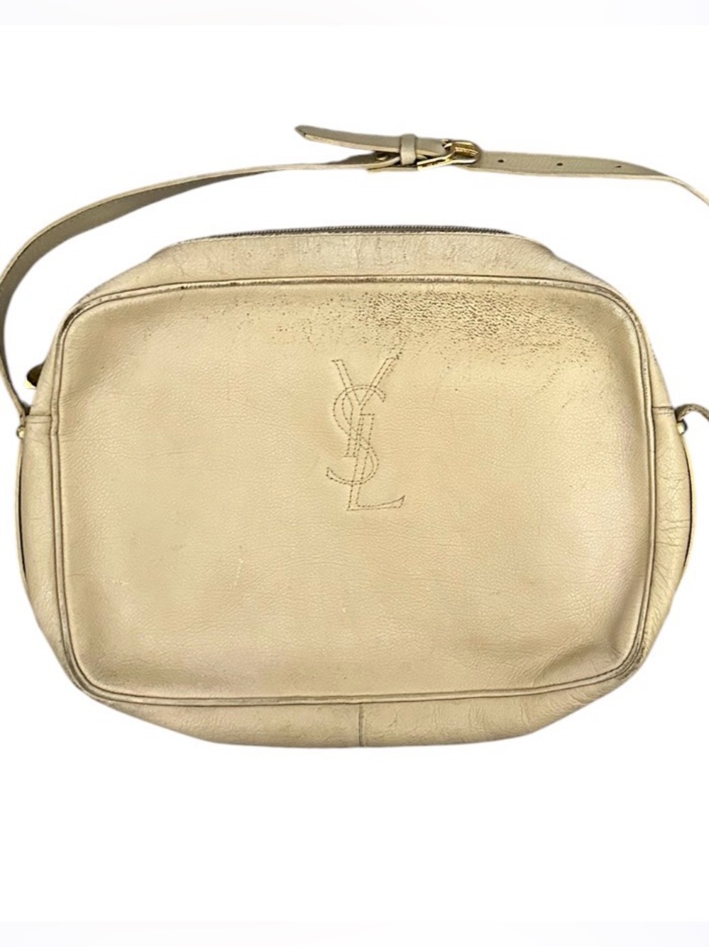 Yves Saint Laurent Shoulder Bag Cream Crossbody